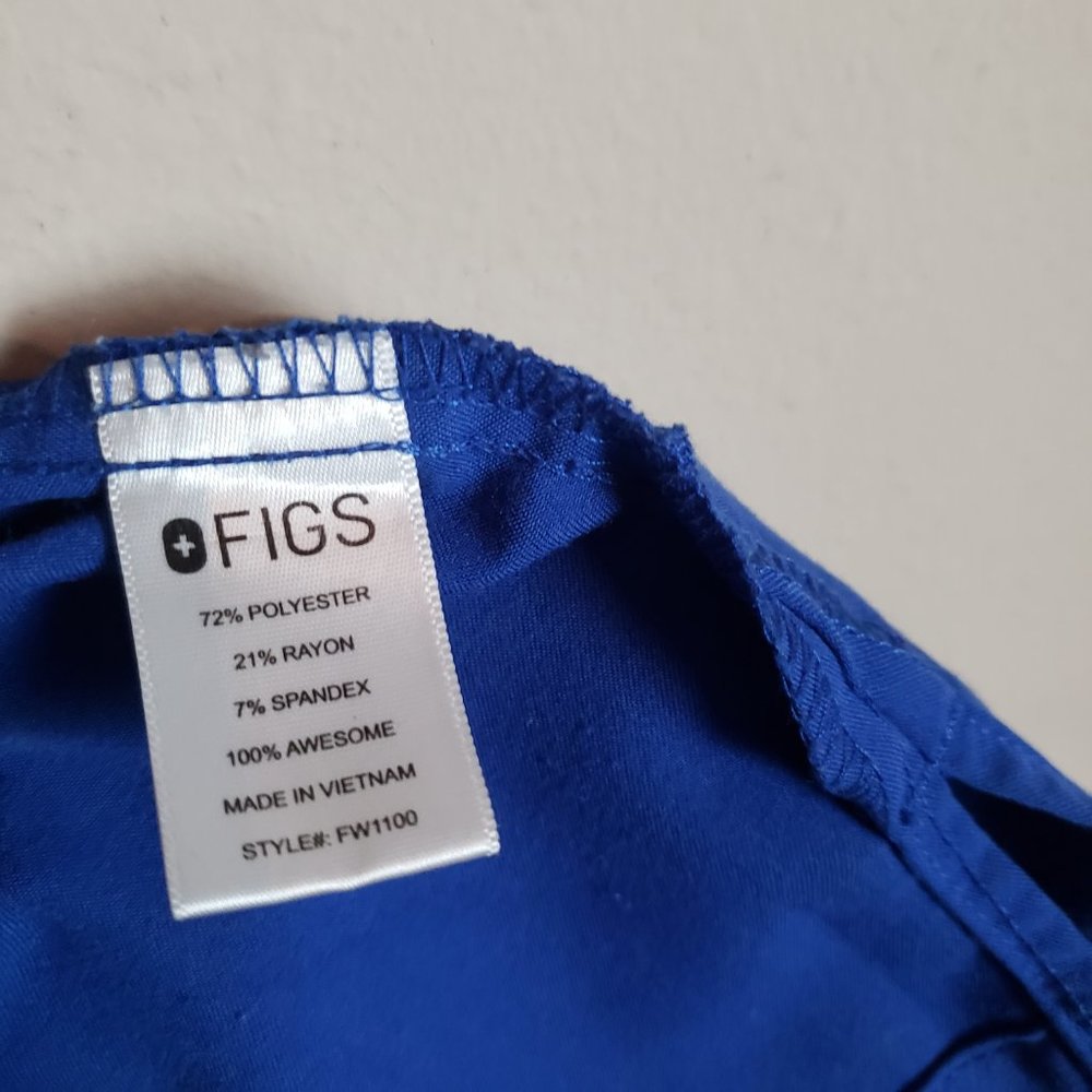 Figs Winning Blue Casma Limited Edition Scrub Top Xxl Gem